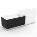 Ridoardo Reception Table With Wooden 3 Drawer - Image 5