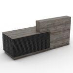 Ridoardo Reception Table With Wooden 3 Drawer - Image 7