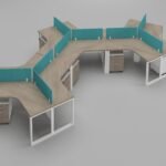 Aura 9 Person Workstation