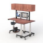 AFC’s Standing Desk with Shelves