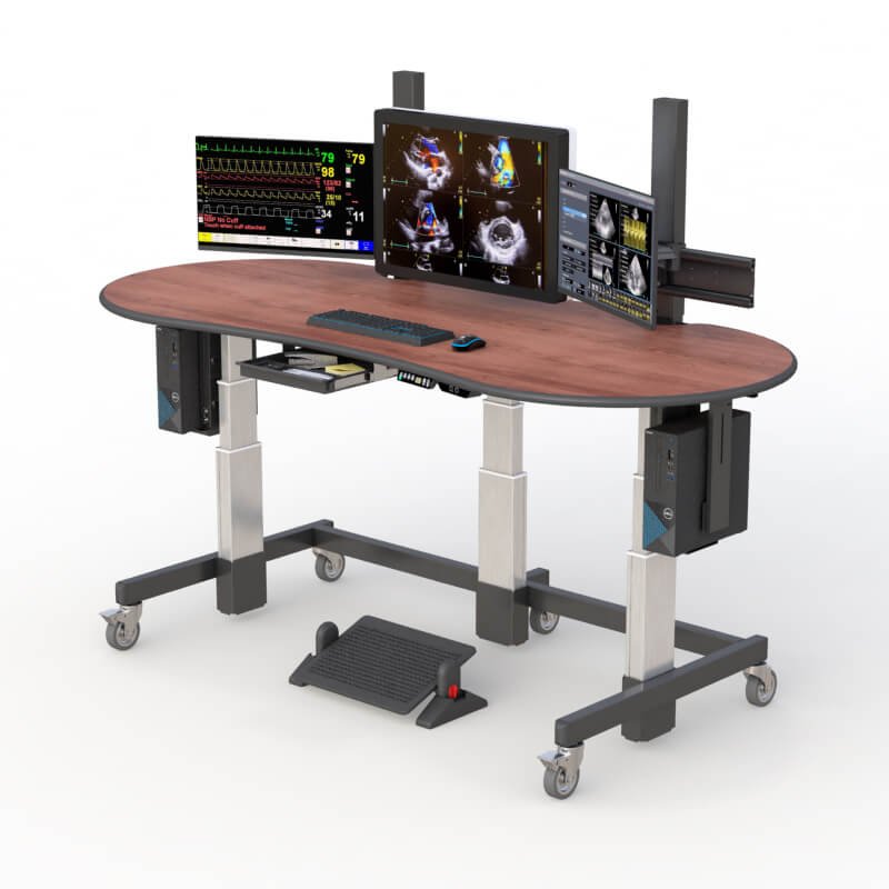 Autonomous-Radiology-Standing-Desk-772441-01-1.jpg AFC Radiology Workstation Desk: Ergonomic and Efficient Medical Furniture - Image 1