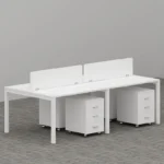 Mariam Series Cluster of 4x Face to Face Workstation
