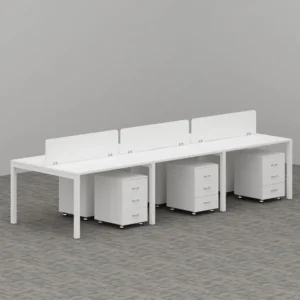 Mariam Series Cluster of 6x Face to Face Workstation