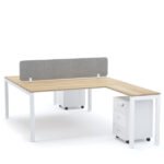 BELLA : Workstation Cluster of 2 Face-to-Face (T-Shape)