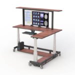 AFC Ergonomic Furniture: VersaLift L Shape Standing Movable Desk – Flexibility and Functionality for Your Workspace