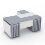 Atika Executive Desk – 5 Year Warranty & 130 Color Options - Image 6