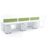 EKKO : Workstation Cluster of 6 Face-to-Face