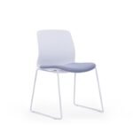 EMS-001C | White Frame Grey Fabric