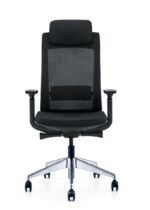 EVL-002A Black Mesh back Fabric seat - Image 2
