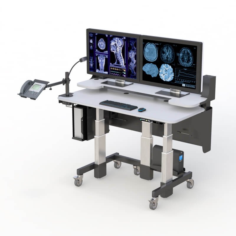 Ergonomic-Radiology-Desk-772166-01-1.jpg AFC Ergonomic Furniture: ComfortView Home Radiology Desk - Image 1