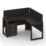 Aku Series L-Shape Single Workstation Desk