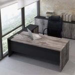 Fudge Executive Table - Modern Design with Storage & Durability