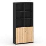 Man Series Open Shelf Full Height 2 Door Cabinet