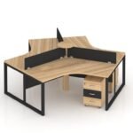 Jacob Series Triangle Workstation Desk