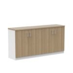 Low Height 4-Door Cabinet | Durable EGGER® Boards | Quick UAE Delivery