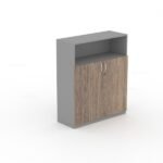 Mid Height Cabinet (Swing Door with top open shelf)