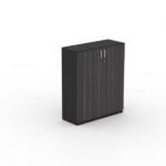 Premium Mid Height Cabinet with Swing Door | Custom Made Office Storage Solution