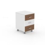 3 Drawers Filing Mobile Pedestal