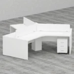 Clarck Series Cluster of 3-Person Workstation