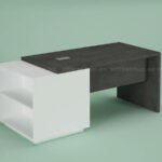 Urban Office Straight Desk With Storage