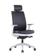 VIX-AG White Frame Black PU