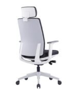 VIX-AG White Frame Black PU - Image 3