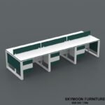 6 People Face to Face Workstation Desk – Custom Office Furniture in Dubai