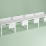 Amber 8 Person Workstation