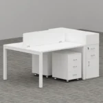 Mariam Series 2-Person Workstation With Storage
