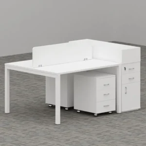 Mariam Series 2-Person Workstation With Storage