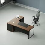 Sync Manager Desk (Black Leg)