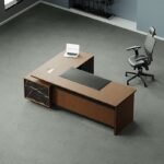 Flat Manager Desk (Black Leg)
