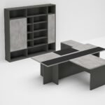 Executive Desk With Meeting Table