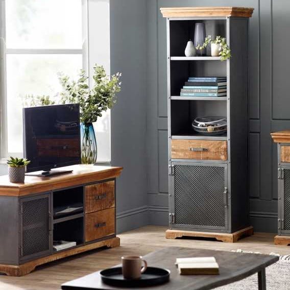 metropolis-industrial-tv-stand-furniture-one-shop-uk-base1_d796d612-3efe-4b83-96fa-416006ed7d66-1.jpg Metropolis Industrial TV Stand - Image 1