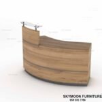 Abramo Reception Table With Modern Customizable Design