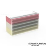 Jebel Ali Reception Desk with 130 Color Finish Options