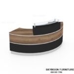 Bahamas Reception Desk with Lockable Drawers