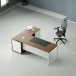 Sync Manager Desk (White Leg)